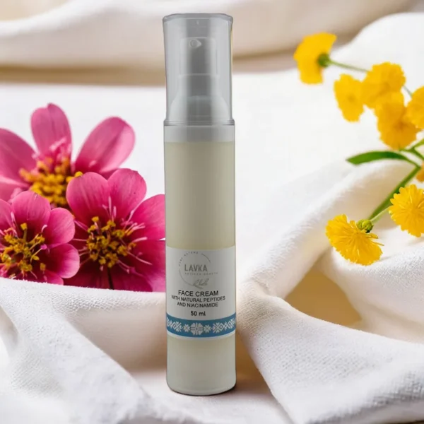 Natural Face Cream Natural Peptides and Niacinamide